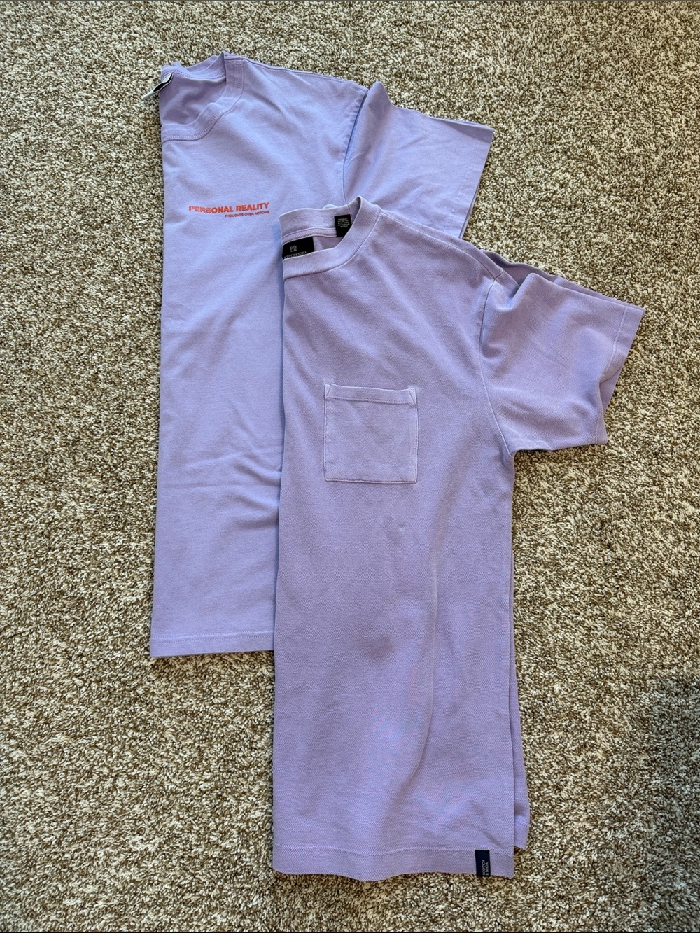 Men’s Zara & Scotch and Soda Lavender Short Sleeve Tee - Bundle of 2 - Size M